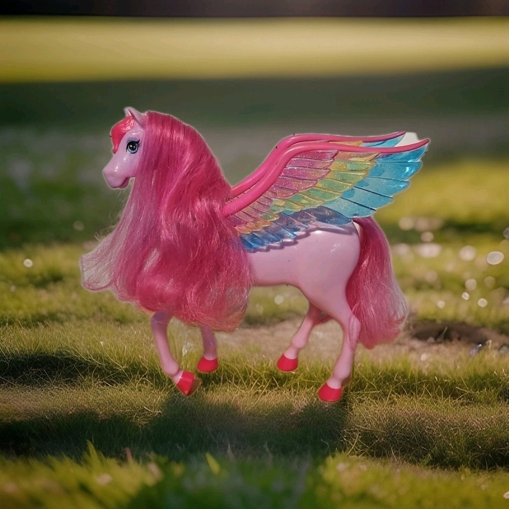 Barbie A Touch Of Magic Pegasus The Winged Pink Horse‎ Lights & Sounds